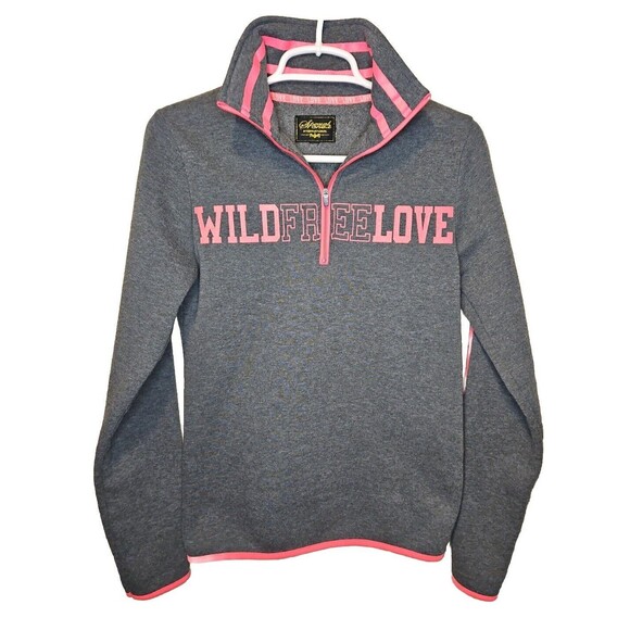 Special One International Sweatshirt Womens Size Small Gray 1/4 Zip Long Sleeve - Picture 3 of 7